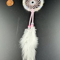 Spirit Wolf Dreamcatchers/Leather Keychains-Earth Fairy Holistics