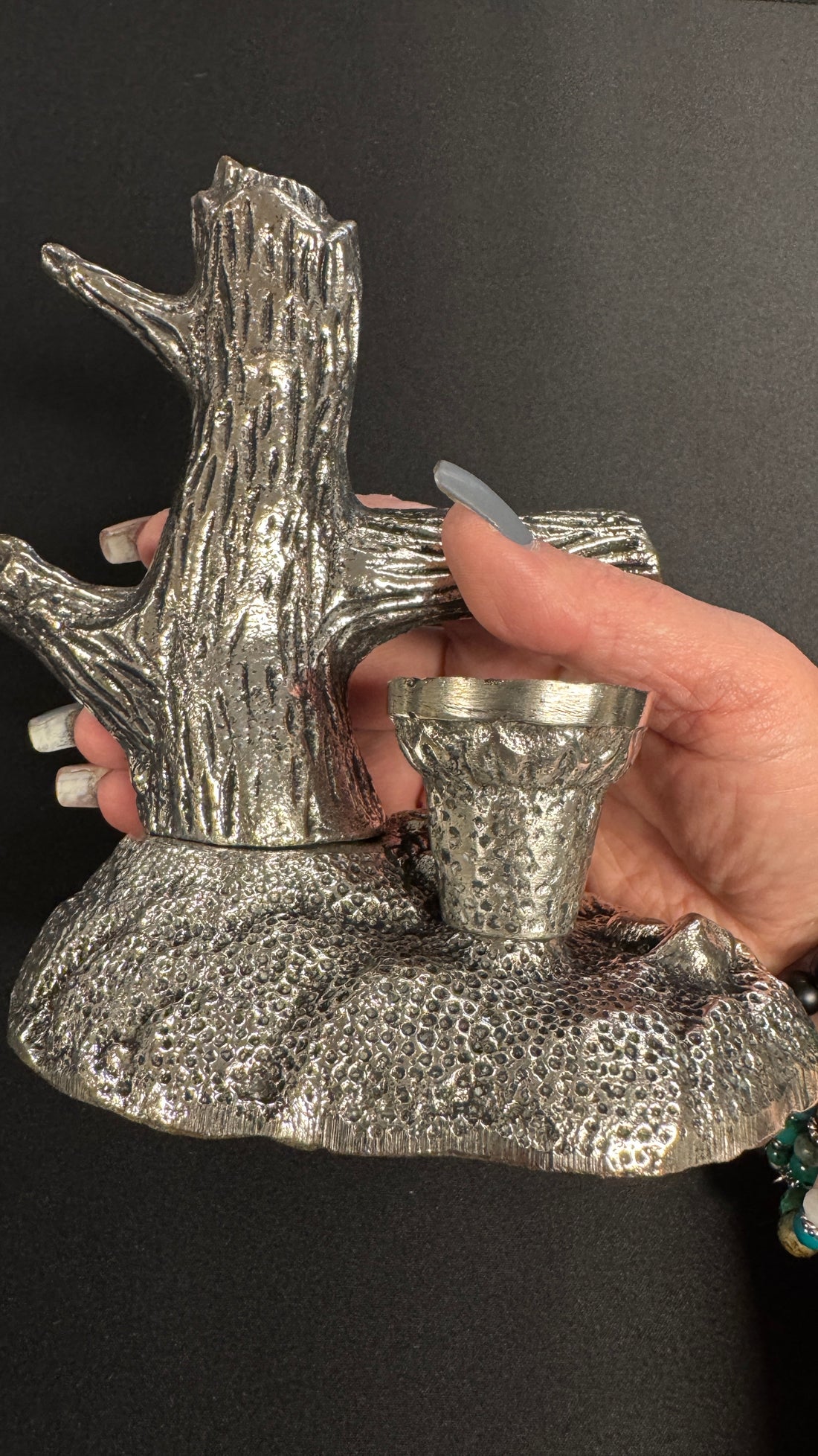 Cactus Plant Metal Incense Burner-Earth Fairy Holistics