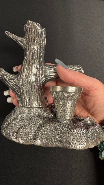 Cactus Plant Metal Incense Burner-Earth Fairy Holistics