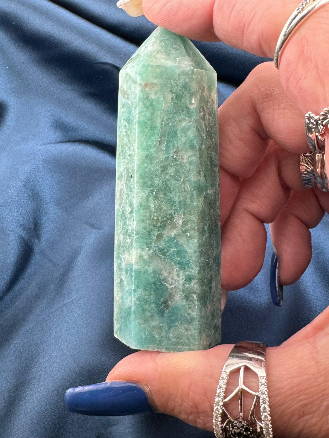 Amazonite & Smoky Quartz Tower-Earth Fairy Holistics
