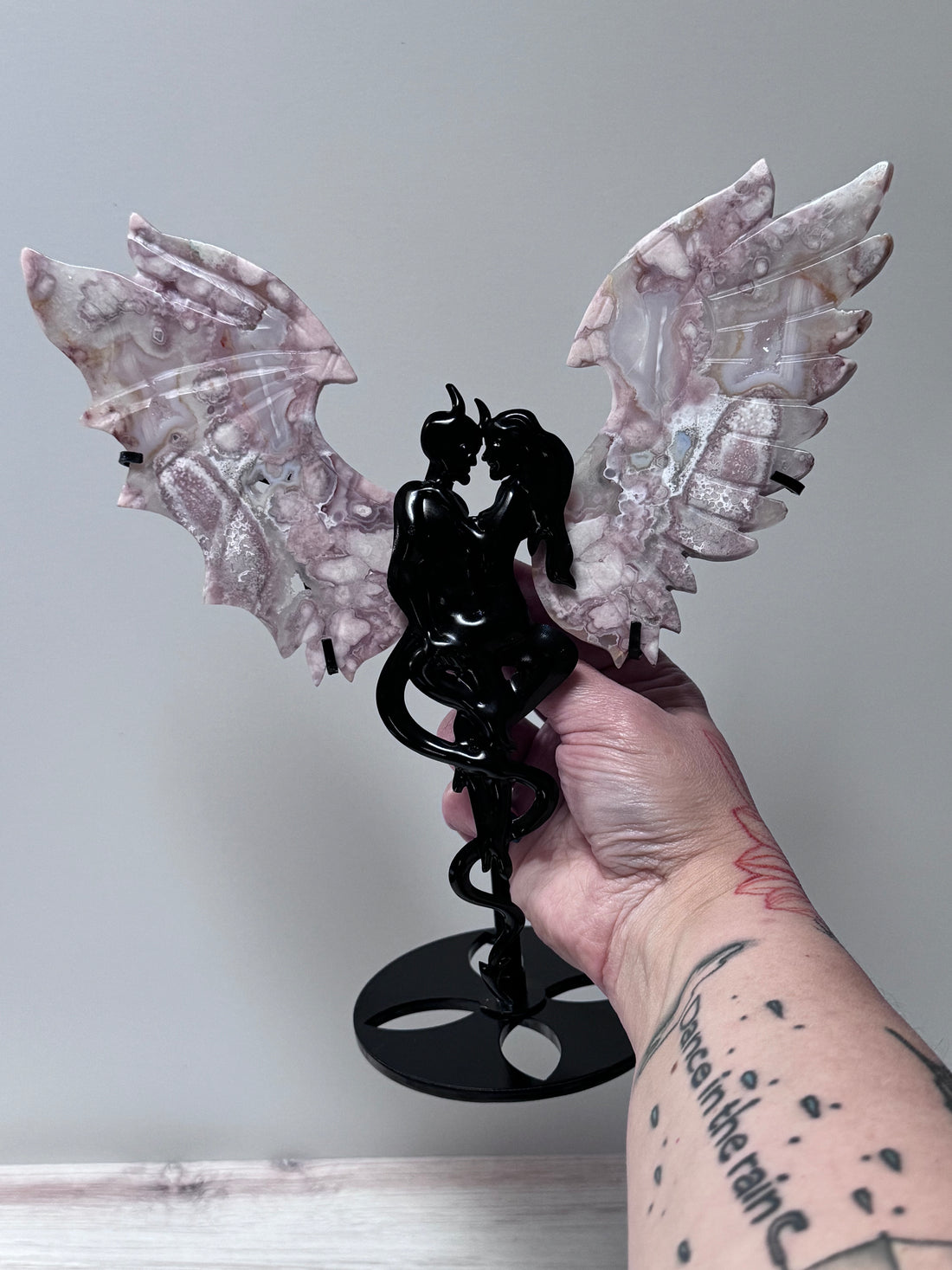 Angel & Devil Crystal Wings-Earth Fairy Holistics