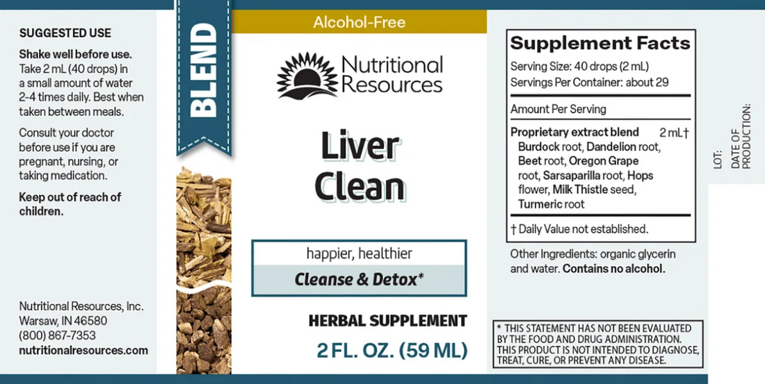 Liver Clean Glycerite-Earth Fairy Holistics