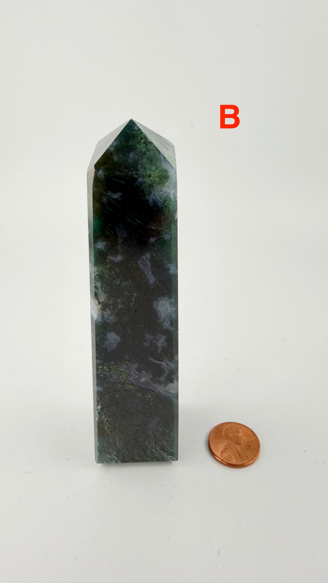 Moss Agate Obelisks-Earth Fairy Holistics