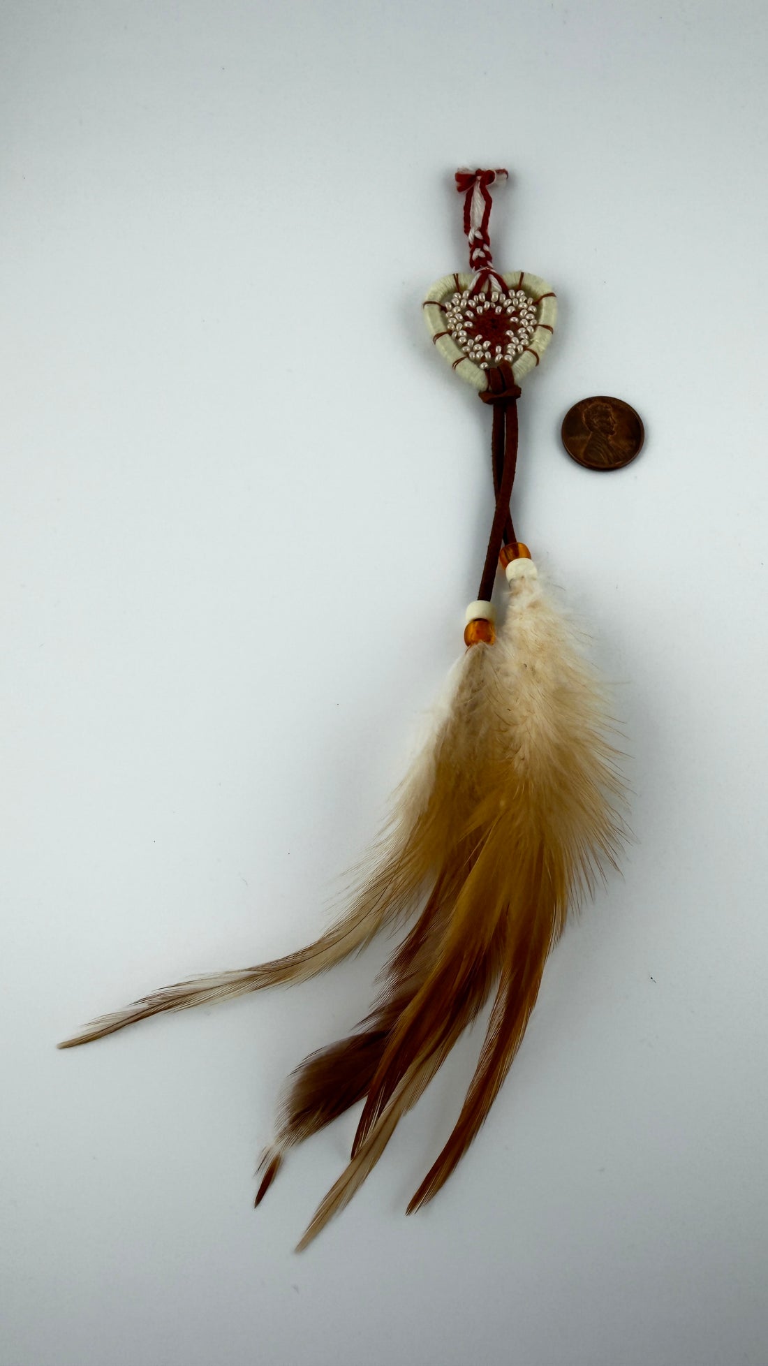 Spirit Wolf Dreamcatchers/Leather Keychains-Earth Fairy Holistics