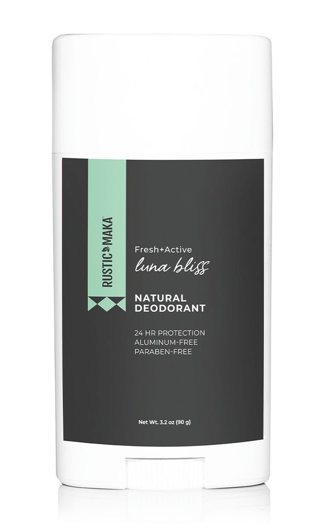 Rustic MAKA Deodorant, Luna Bliss with Charcoal