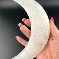 Clear Quartz Crescent Moons-Earth Fairy Holistics