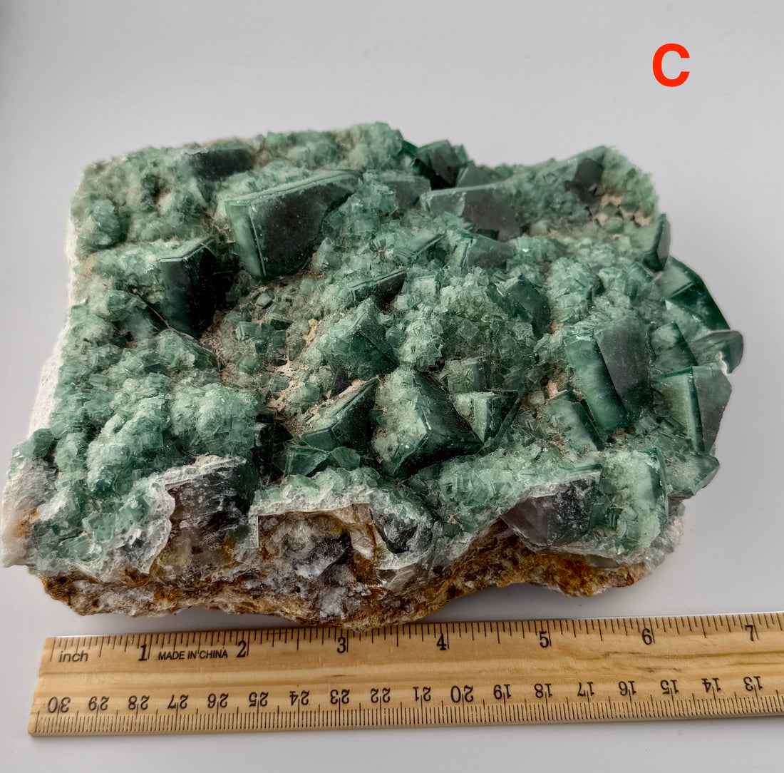 Fluorite Cube Specimen Formations (Large)-Earth Fairy Holistics
