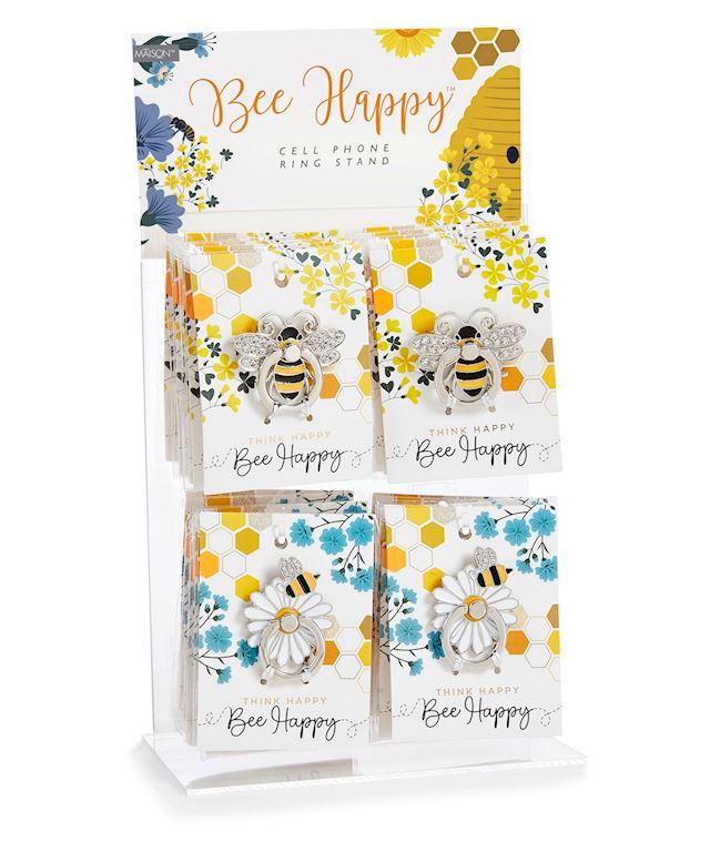 Bee & Flower Phone Ring-Earth Fairy Holistics