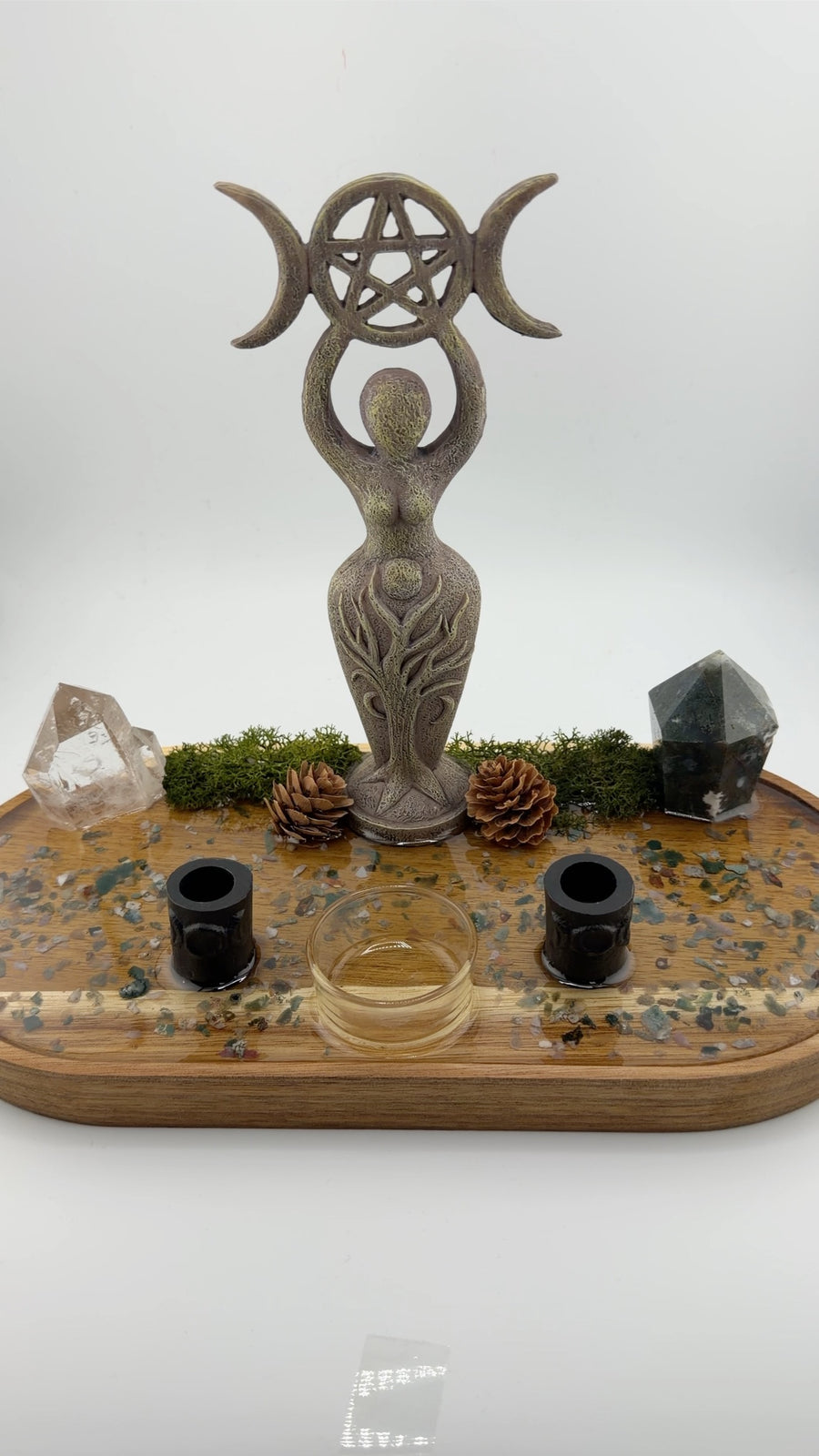 Triple Moon Haven of Gaia Altar-Earth Fairy Holistics