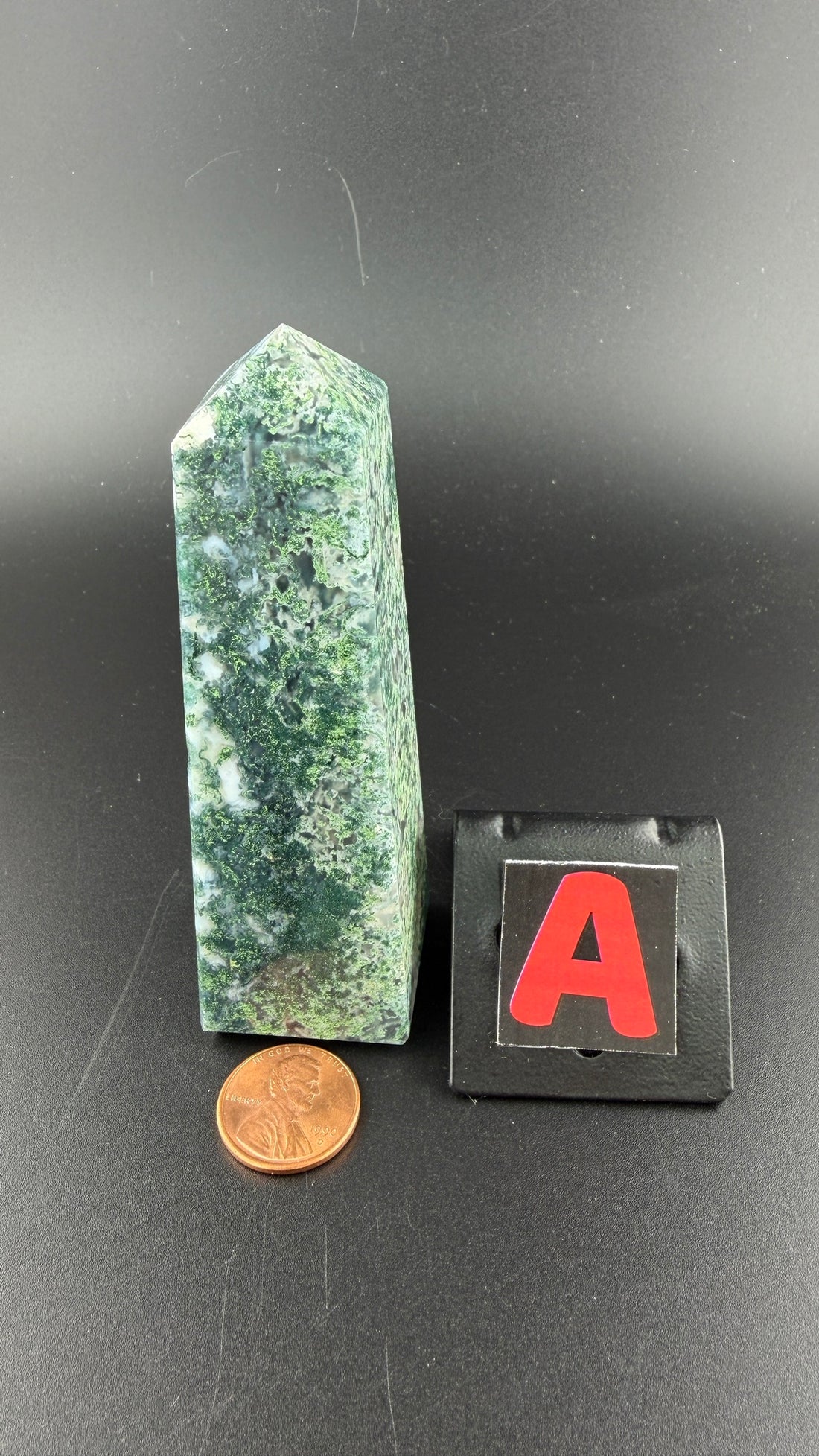 Moss Agate Obelisk Towers-Earth Fairy Holistics