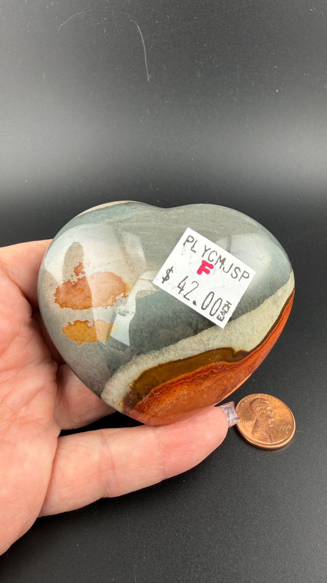 Polychrome Jasper Hearts-Earth Fairy Holistics