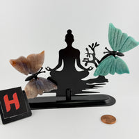Yoga with Butterfly Wings