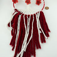 Spirit Wolf Dreamcatchers/Leather Keychains-Earth Fairy Holistics