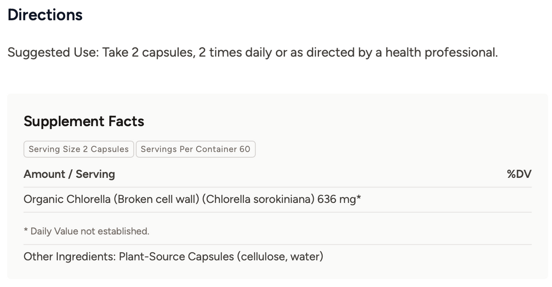 AzureWell Pure Chlorella