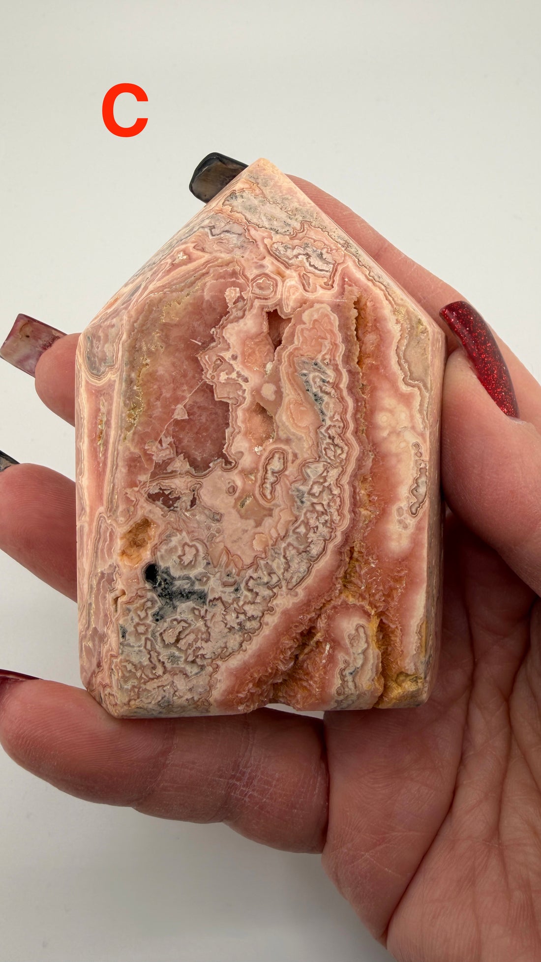 Rhodochrosite Obelisks-Earth Fairy Holistics