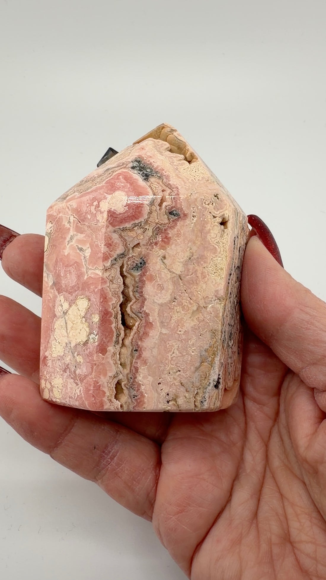 Rhodochrosite Obelisks-Earth Fairy Holistics