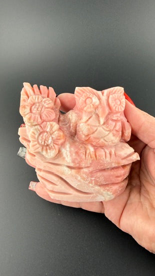 Pink Opal Owl