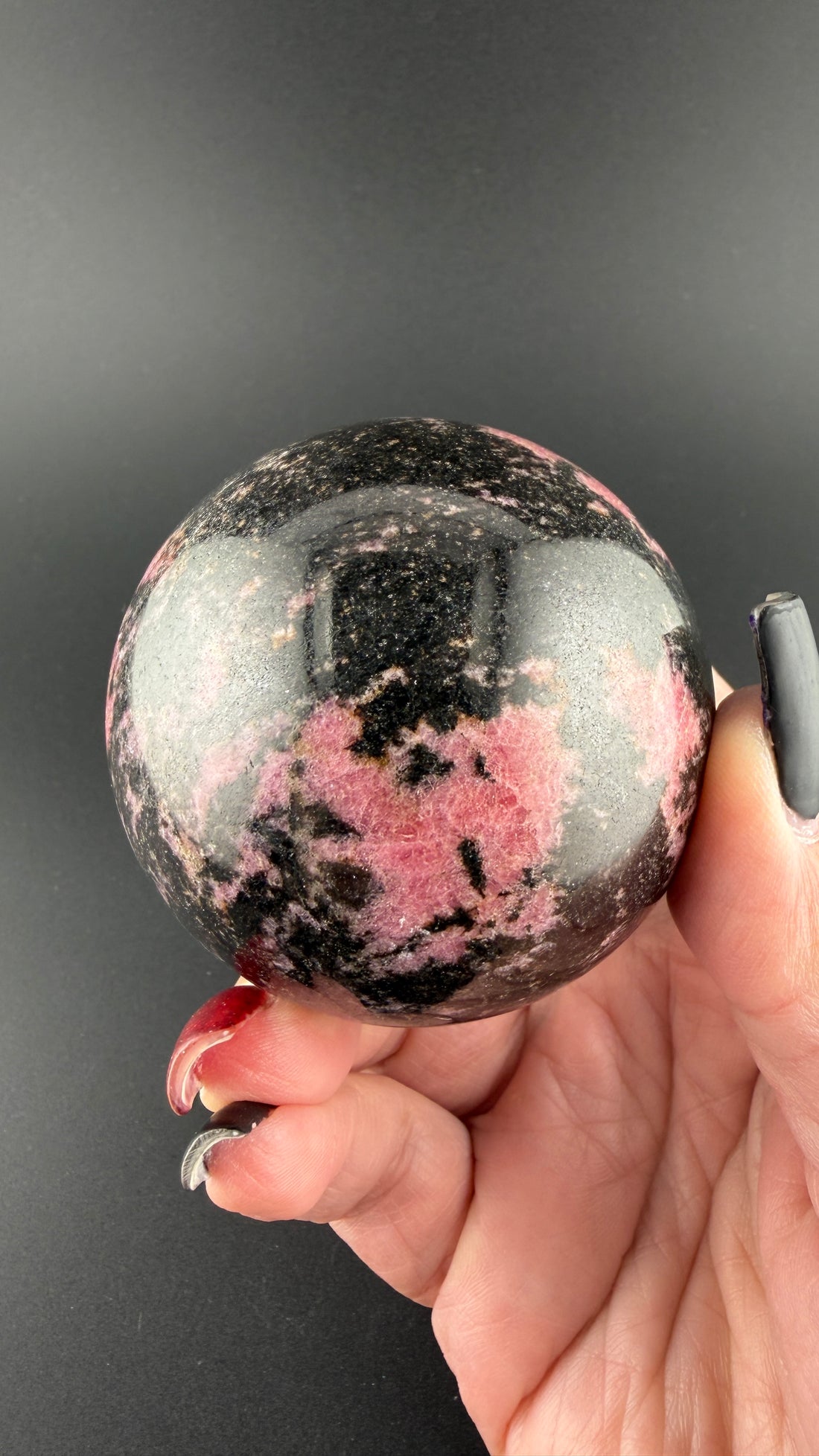 Rhodonite Sphere-Earth Fairy Holistics