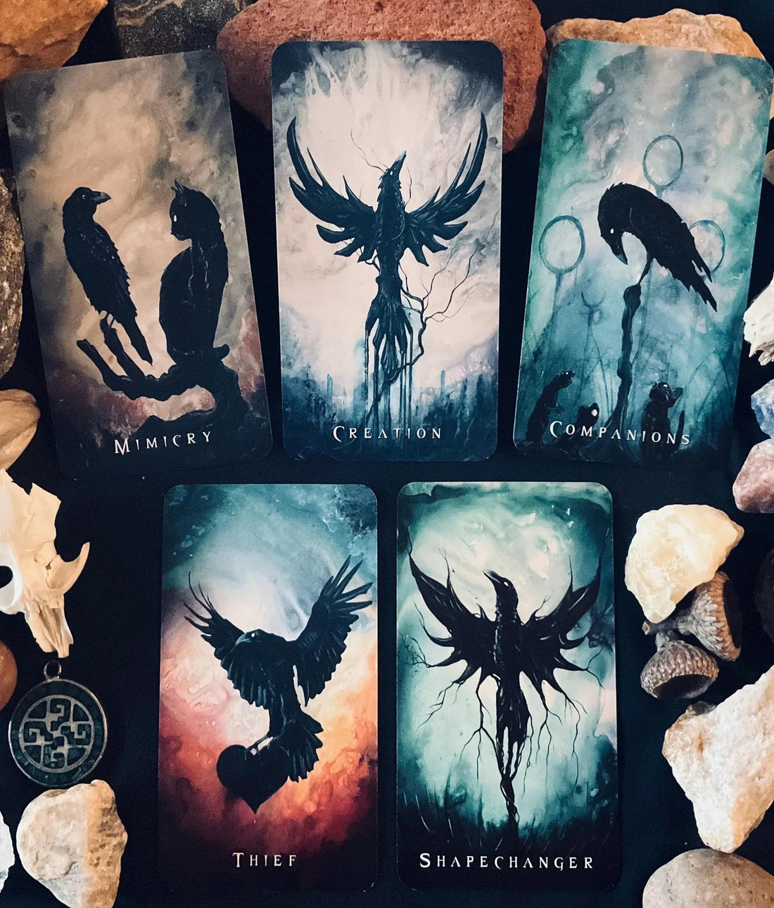 Wisdom of the Raven Oracle - J Edward Neill-Earth Fairy Holistics