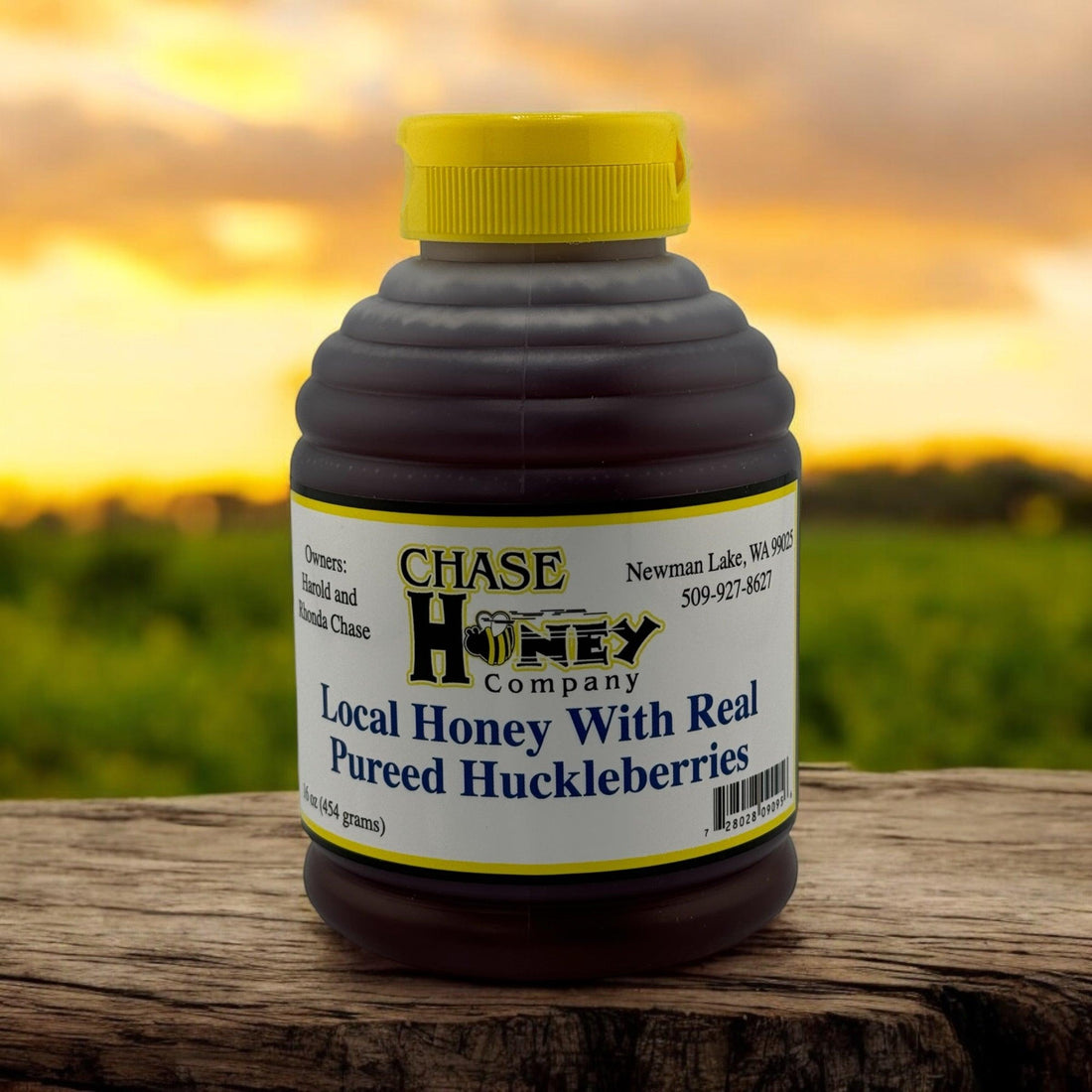 Chase Honey - 1lb Raw Huckleberry Honey-Earth Fairy Holistics