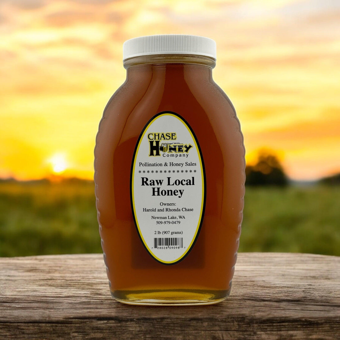 Chase Honey - 2lb Jar Raw Honey-Earth Fairy Holistics