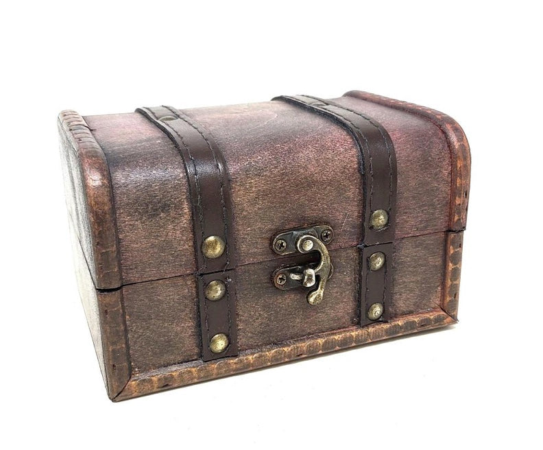 Rosewood Antique Wooden Chest Box – Earth Fairy Holistics