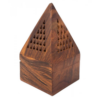 Wooden Temple Cone/Charcoal Burner