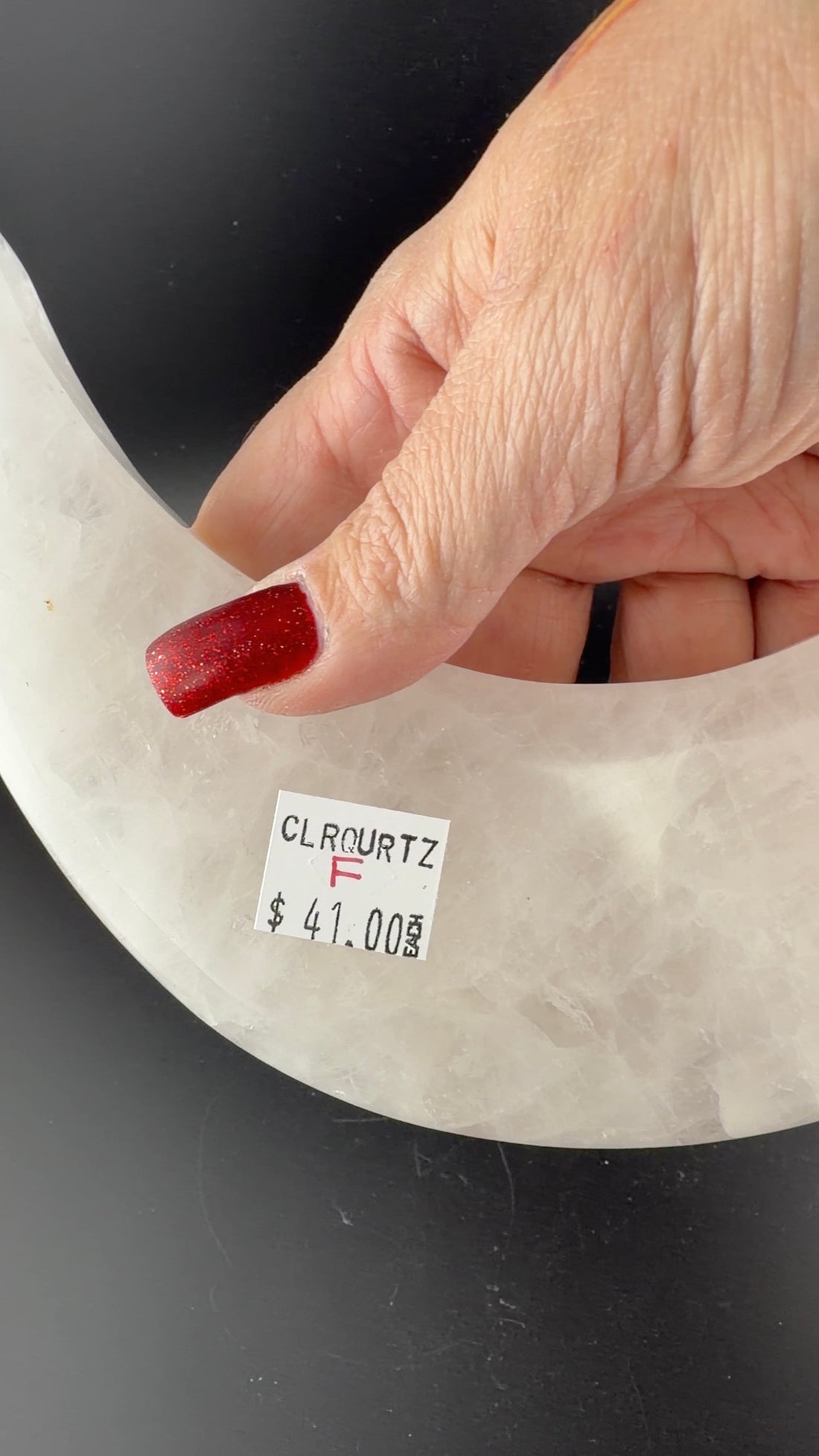 Clear Quartz Crescent Moons-Earth Fairy Holistics