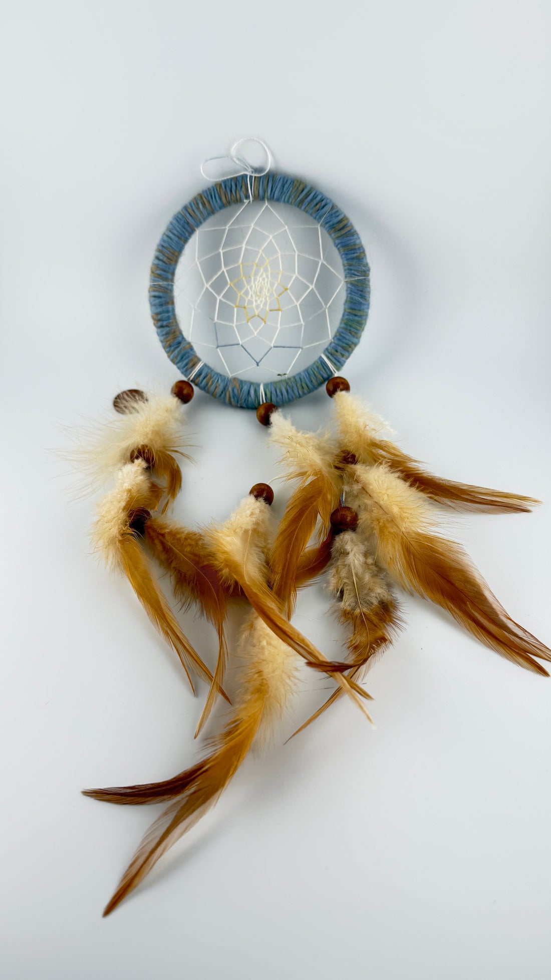 Spirit Wolf Dreamcatchers/Leather Keychains-Earth Fairy Holistics