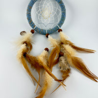 Spirit Wolf Dreamcatchers/Leather Keychains-Earth Fairy Holistics