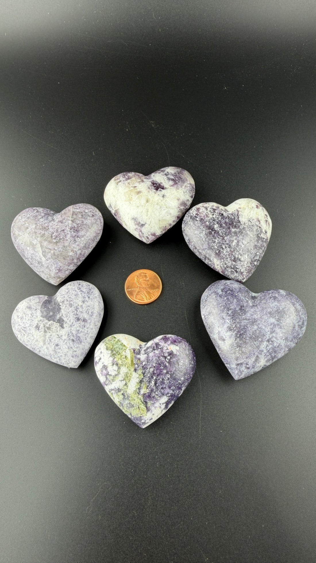 Lepidolite Hearts-Earth Fairy Holistics