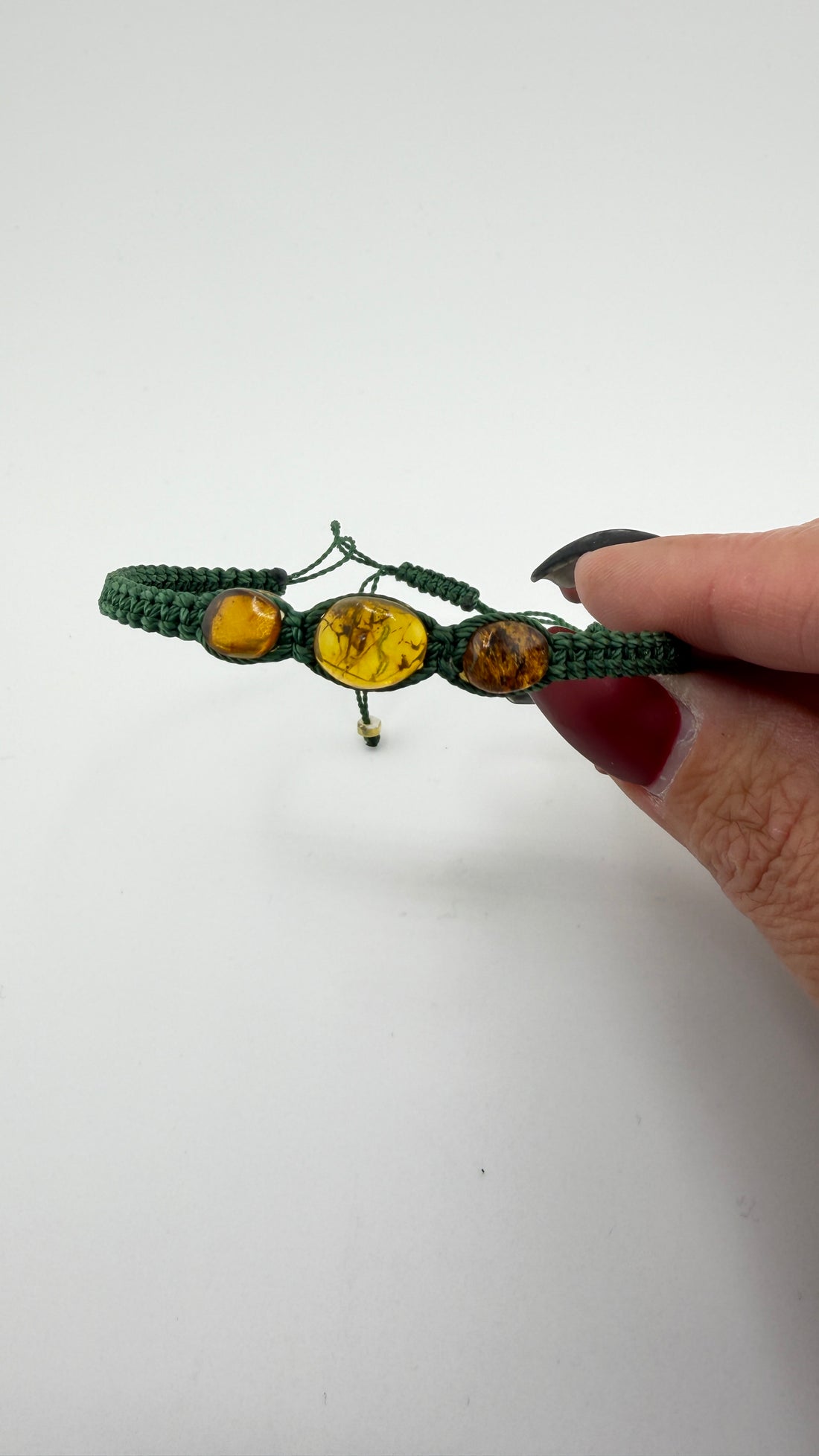 Hand Woven Amber Bracelets (Adjustable, made by DV survivors in Mexico)