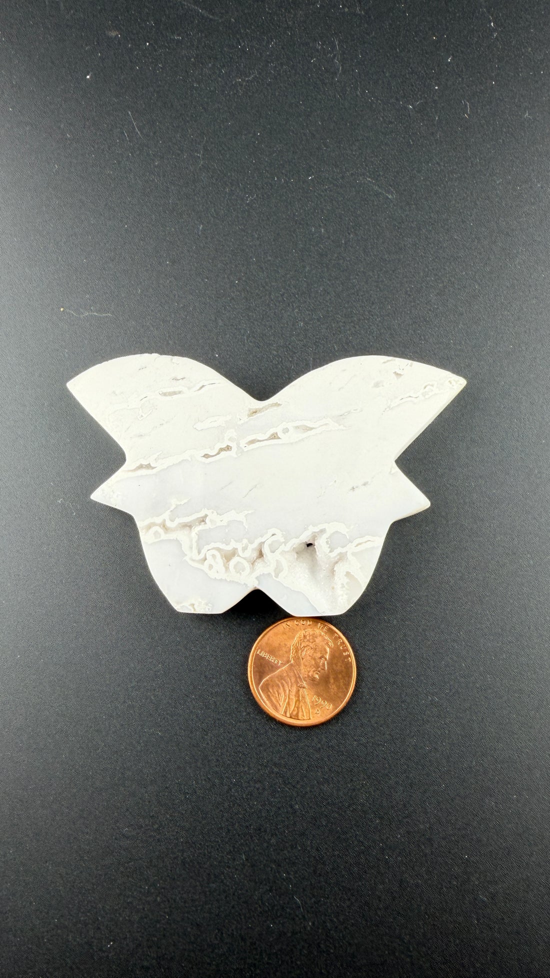 White Plume Agate Butterfly-Earth Fairy Holistics