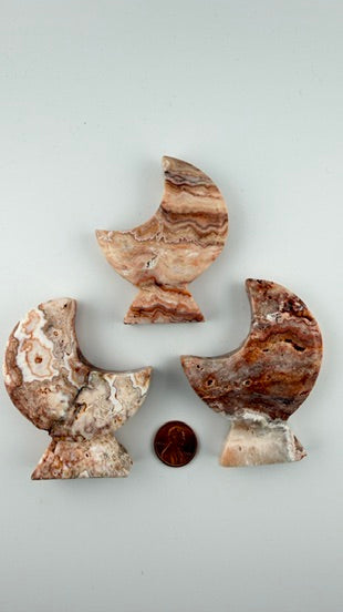Crazy Lace Agate Standing Moon-Earth Fairy Holistics