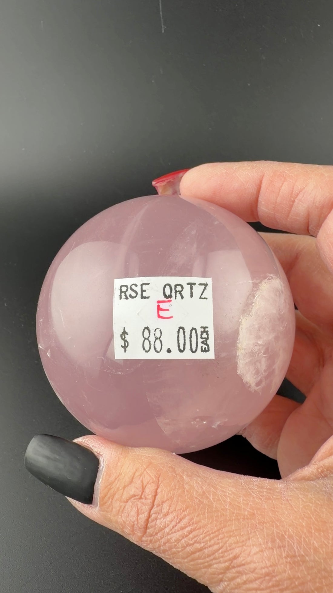 Rose Quarts Spheres