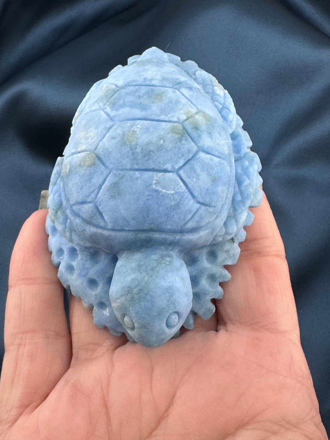 Dumortierite Sea Turtle Carving-Earth Fairy Holistics