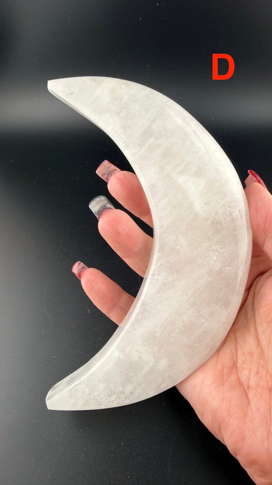 Clear Quartz Crescent Moons-Earth Fairy Holistics