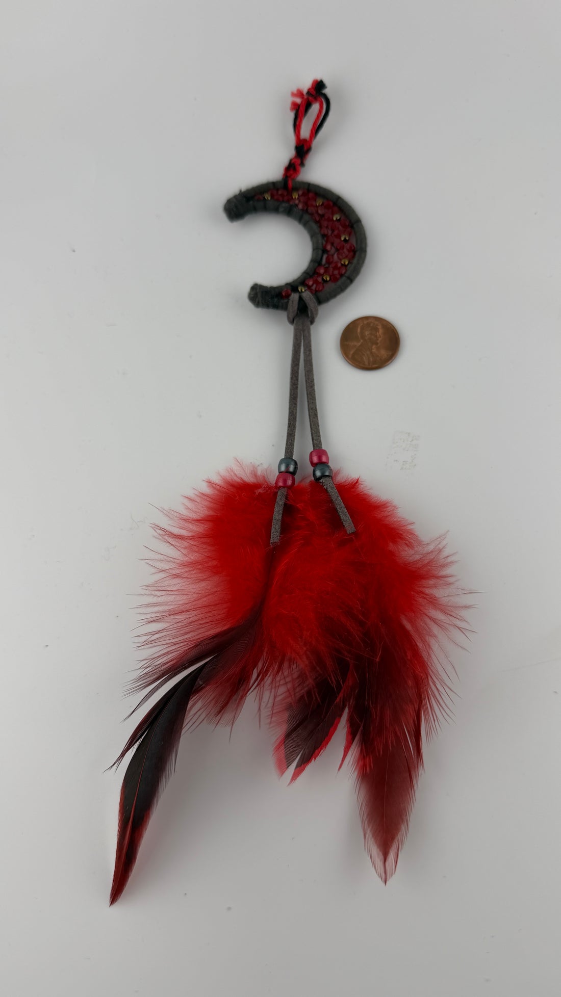 Spirit Wolf Dreamcatchers/Leather Keychains-Earth Fairy Holistics