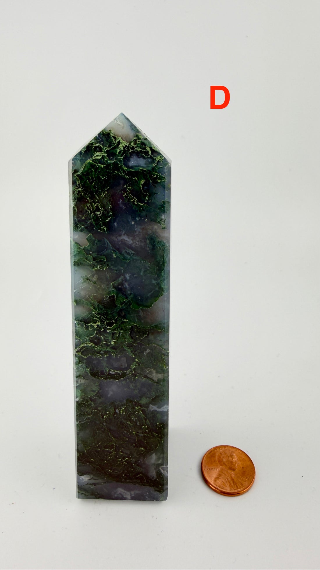 Moss Agate Obelisks-Earth Fairy Holistics