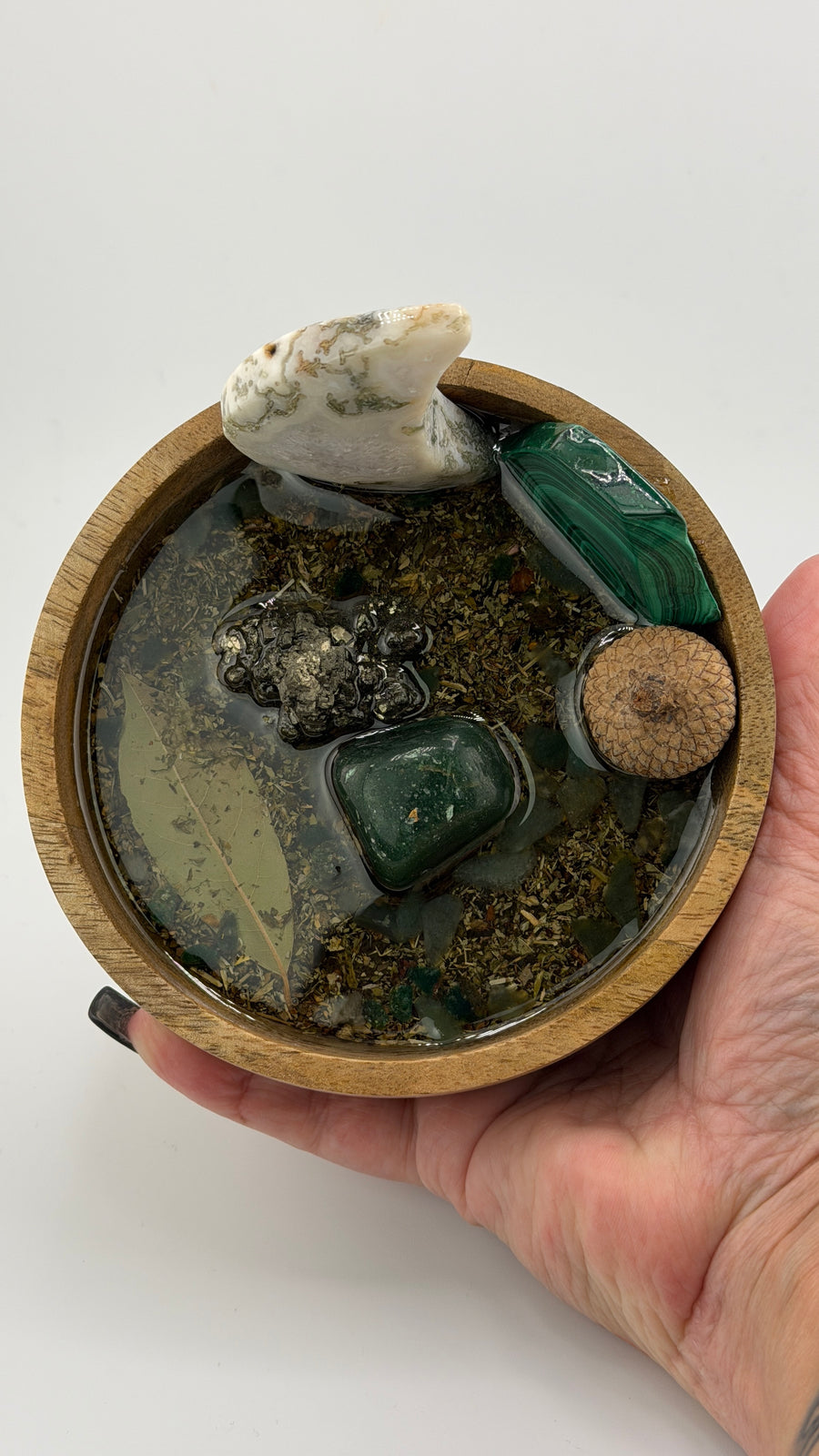 Earths Abundance Money Bowl #2-Earth Fairy Holistics