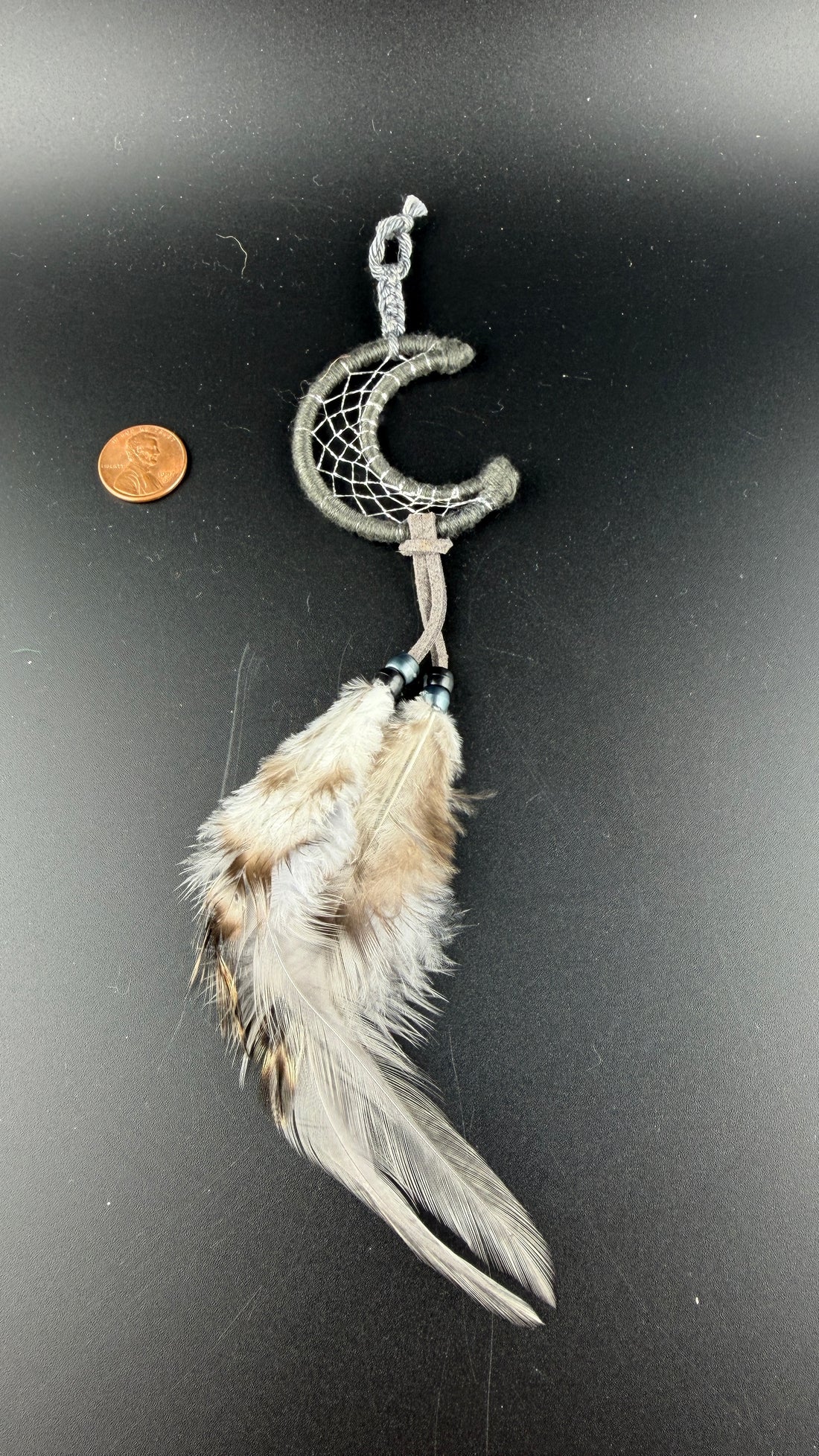 Spirit Wolf Dreamcatchers/Leather Keychains-Earth Fairy Holistics