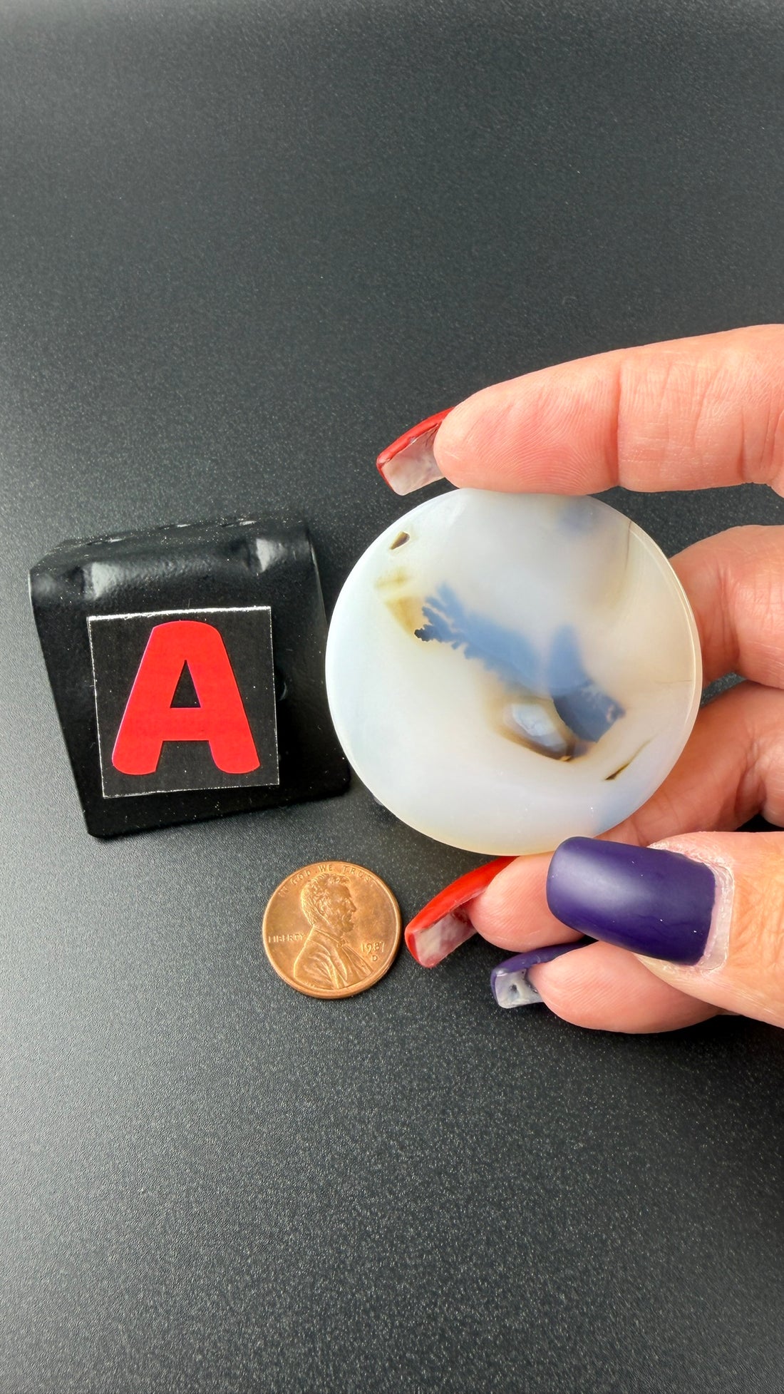 Scenic Dendritic Agate Flat Stones-Earth Fairy Holistics