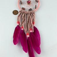 Spirit Wolf Dreamcatchers/Leather Keychains-Earth Fairy Holistics