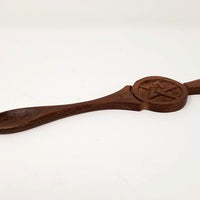 Pentagram Carved Wood Altar Spoon 6.5"-Earth Fairy Holistics