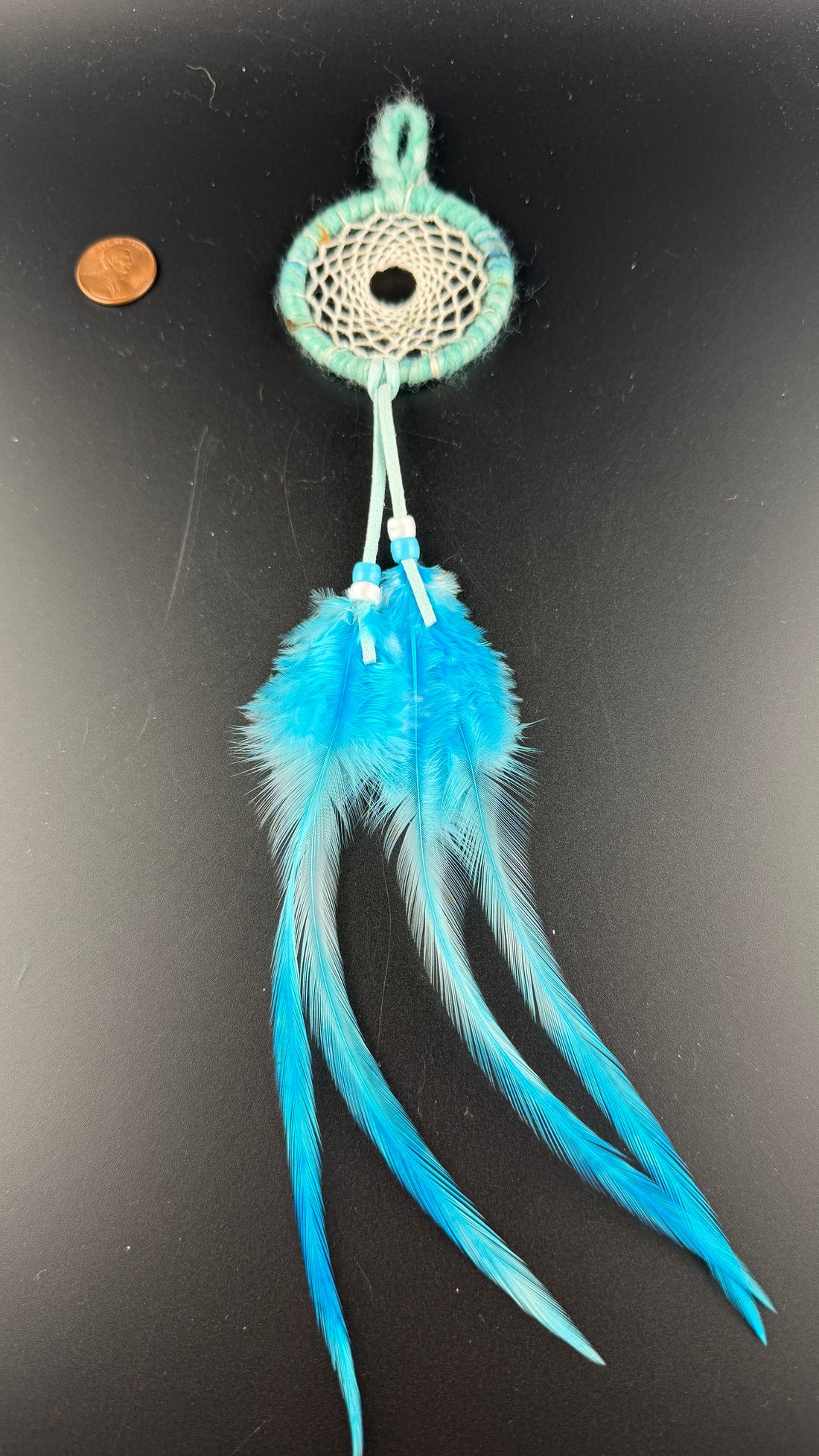 Spirit Wolf Dreamcatchers/Leather Keychains-Earth Fairy Holistics