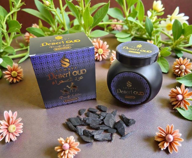 SONAVI – Private Edition Bakhoor Incense Chips - Desert Oud (40g Jar)-Earth Fairy Holistics