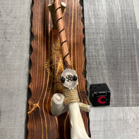 Deer Bone & Clear Quartz Handmade Wands (Various Options)