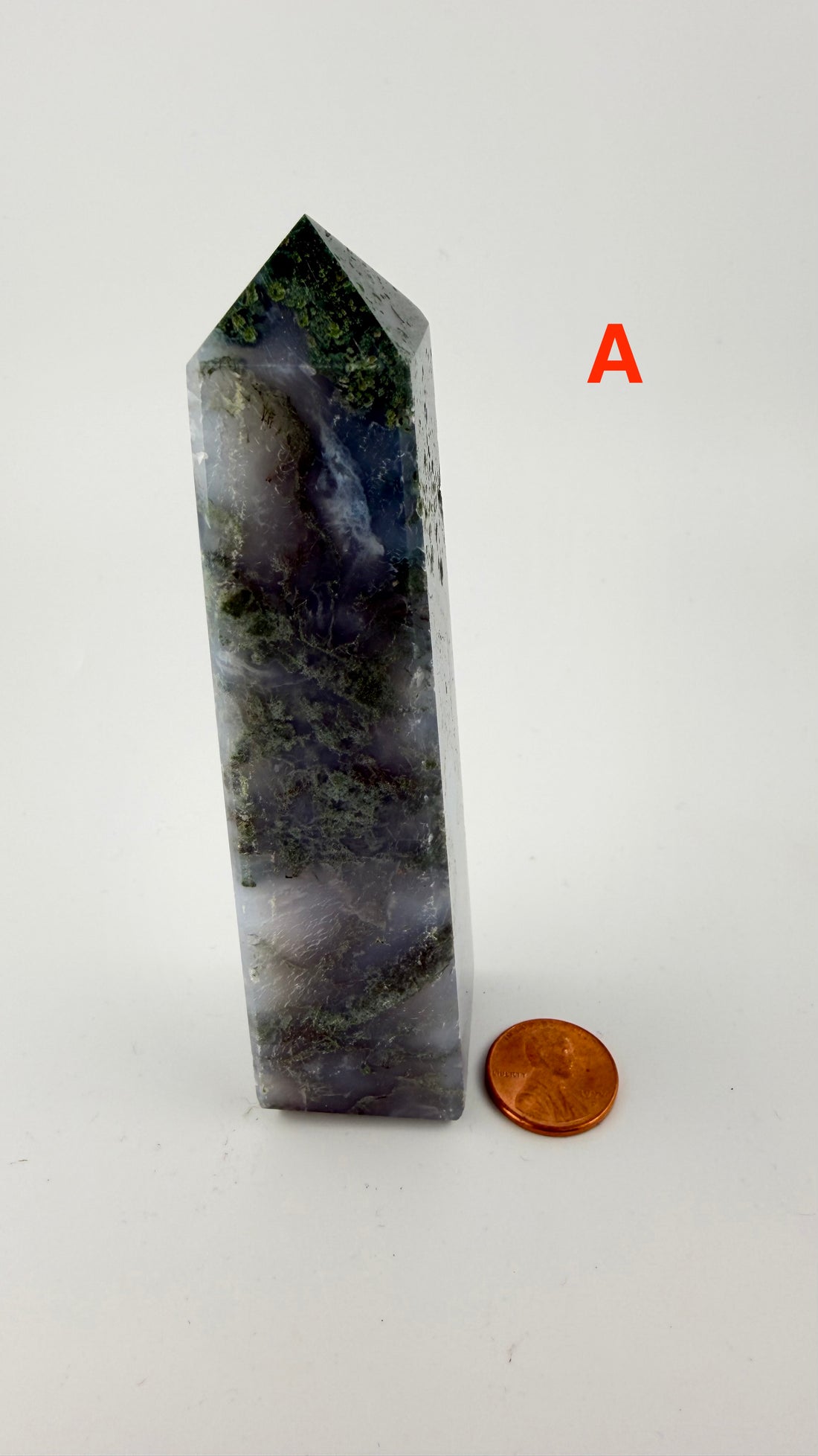 Moss Agate Obelisks-Earth Fairy Holistics