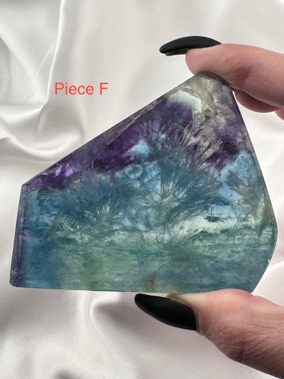Feather Fluorite Slabs-Earth Fairy Holistics