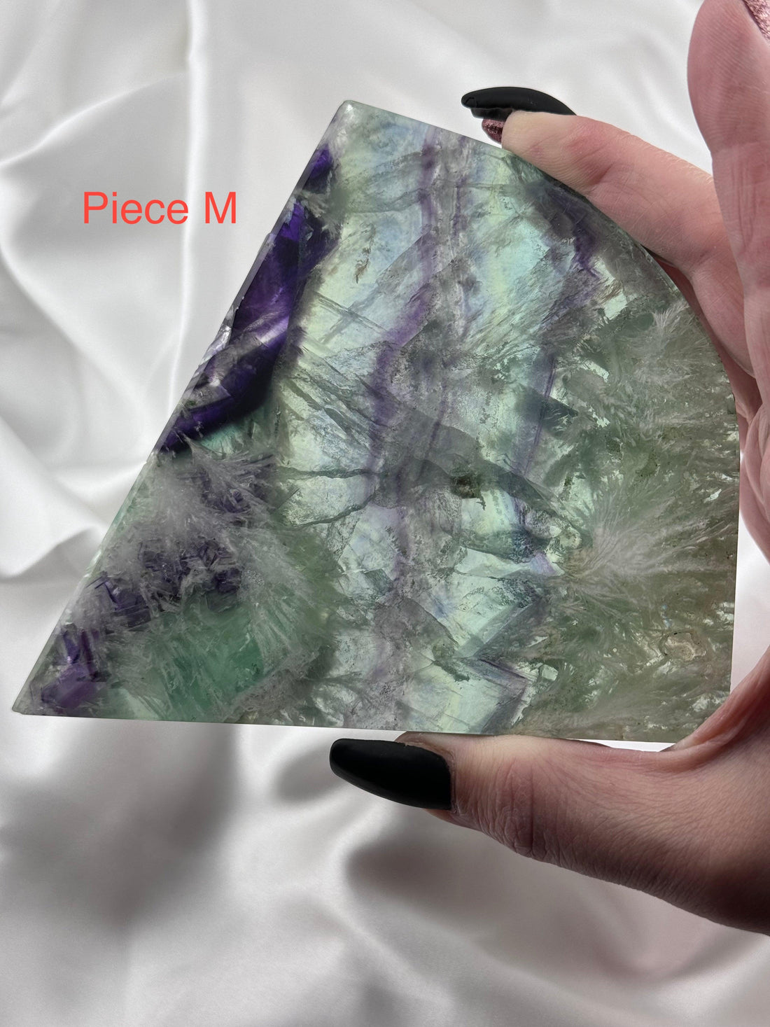 Feather Fluorite Slabs-Earth Fairy Holistics